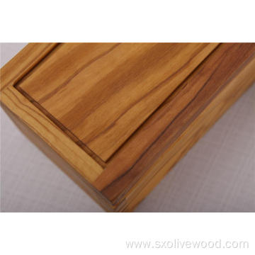 Olive Wood Salt & Spice Box